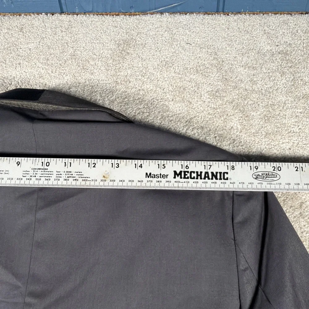 Vinci Mens Blazer‎ Zegna Tuxedo Jacket 38L Heathered Gray Formal Wedding NEW